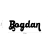 Decor nume Bogdan debitat laser